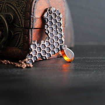 copy of Пчелиные соты в меди